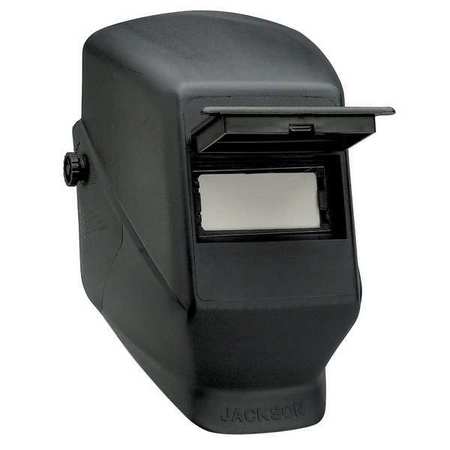 JACKSON SAFETY Welding Helmet, Shade 10, Lift Front, Narrow Black. 14982