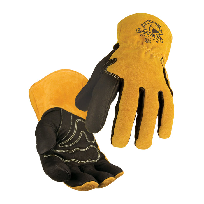 Black Stallion BM88CR Large A5 Cut Resistant Pigskin & Cowhide MIG Glove