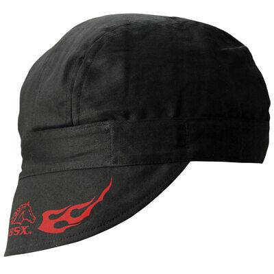 Black Stallion BSX Cotton Welding Cap. BC5W-BK