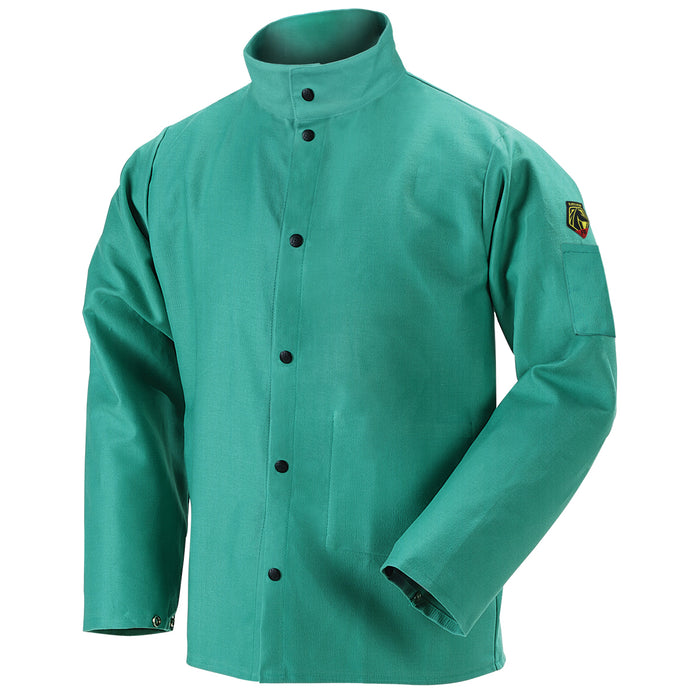 Black Stallion F9-30C Small Flame Resistant Cotton Welding Jacket