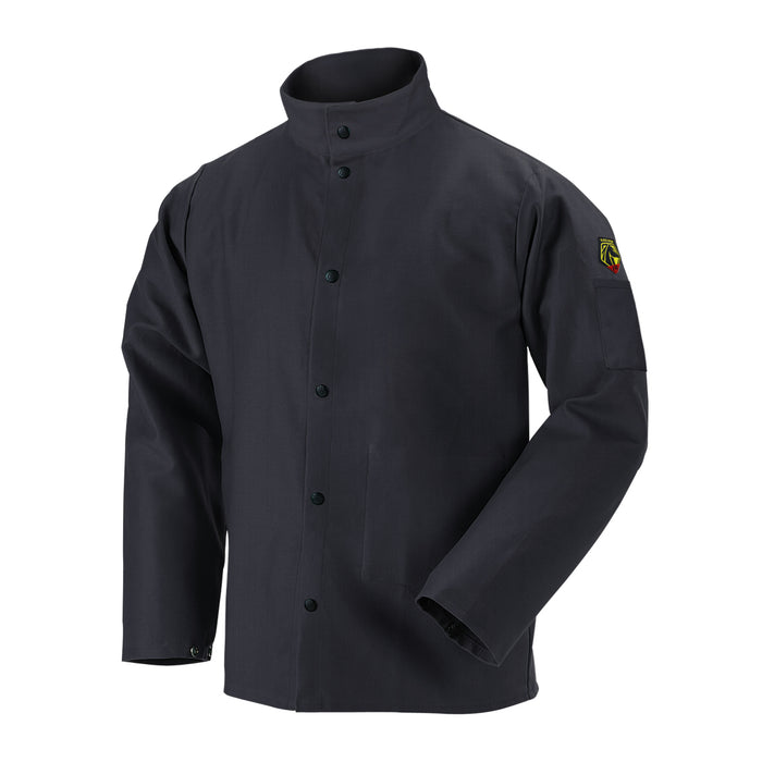 Black Stallion FBK9-30C XL Flame-Resistant Cotton Welding Jacket