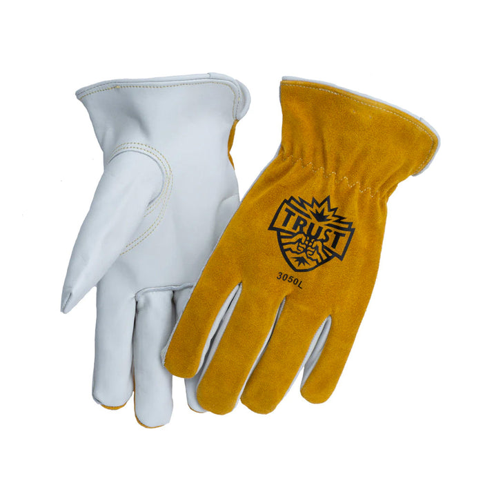 TRUST 3050 SELECT TOP GRAIN/SPLIT COWHIDE DRIVERS GLOVE