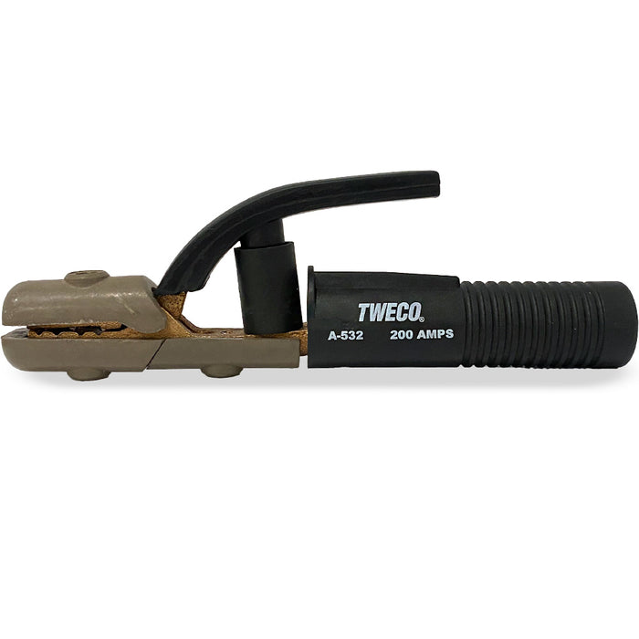 TWECO Tong A-532 Electrode Holder (200A, 2/0 MAX, thru 5/32) Copper Alloy