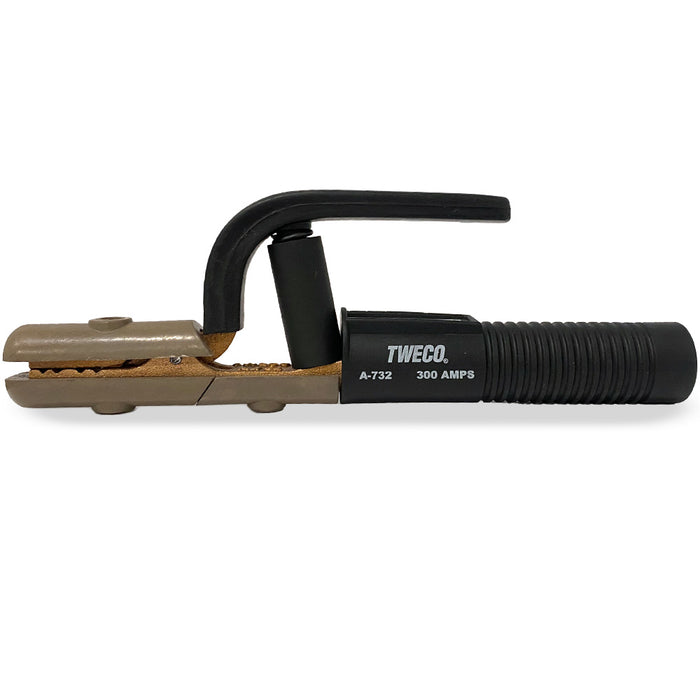 TWECO Tong A-732 Electrode Holder (300A, 2/0 MAX, thru 7/32) Copper Alloy