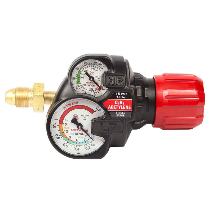 VICTOR EDGE™ Series 2.0 patented regulator ESS42-15-510, Acetylene 0781-3602