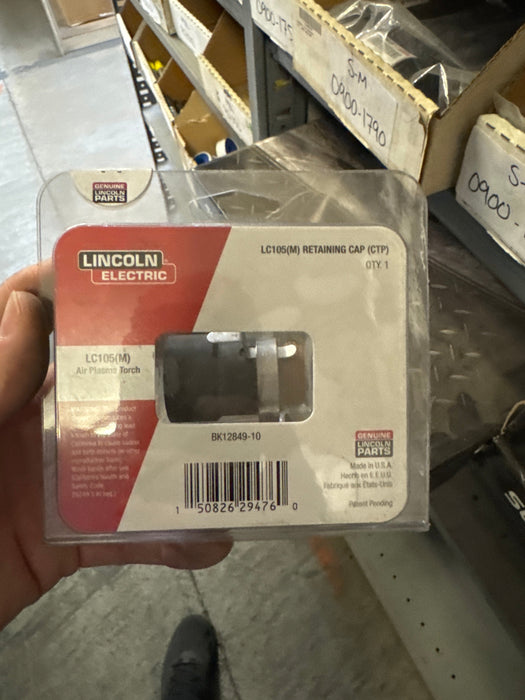 Lincoln FlexCut 80 Retaining Cap (Contact-Ctp) (LC105M) BK12849-10. 2 per pkg