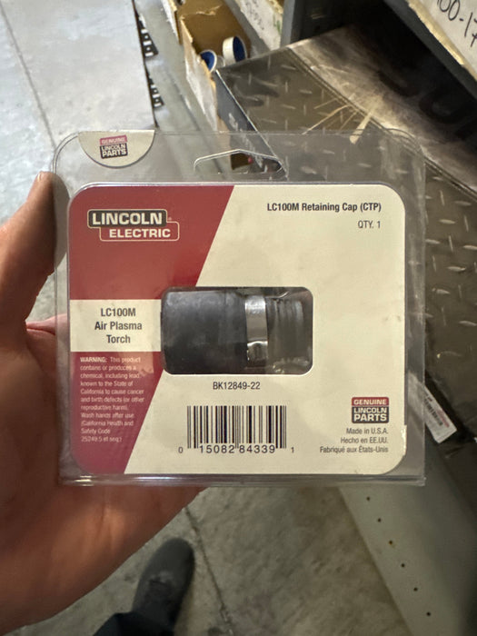 Lincoln FlexCut LC100M Retaining Cap, CTP BK12849-22
