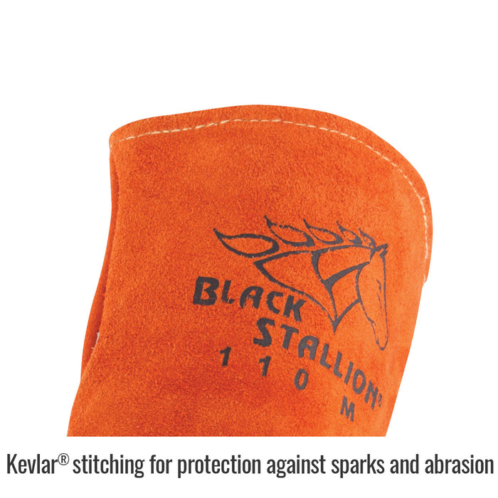 Black Stallion 110L Large Split Cowhide Stick Glove