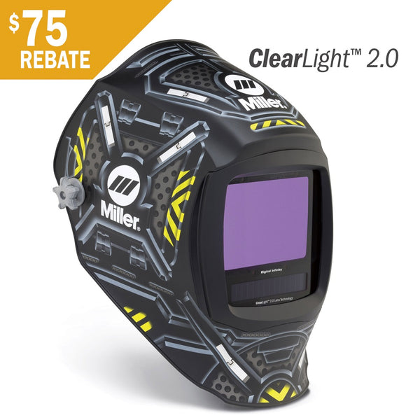 MILLER Welding Helmet Digital Infinity™, Black Ops, Clearlight 2.0 289 ...