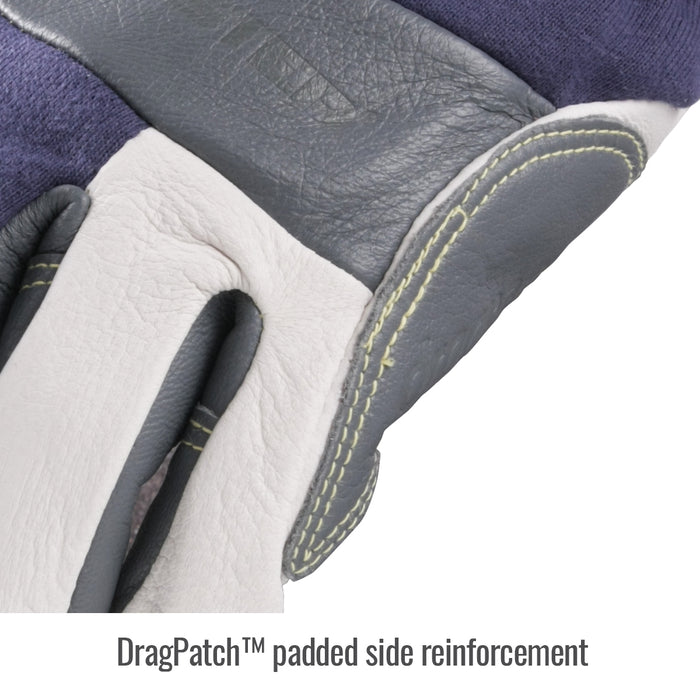 Black Stallion T50M Medium Premium Grain Goatskin & FR Cotton TIG Welding Glove